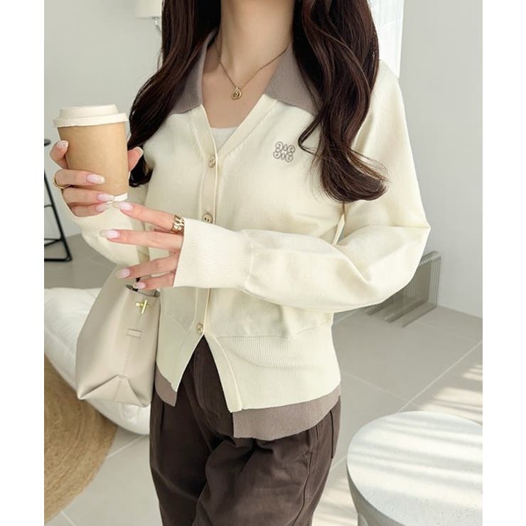 【mily bilet】着るだけ完成、コーデ迷子にさよなら♪胸刺繍ダブルカラーレ… | Classical Elf  | 詳細画像3 