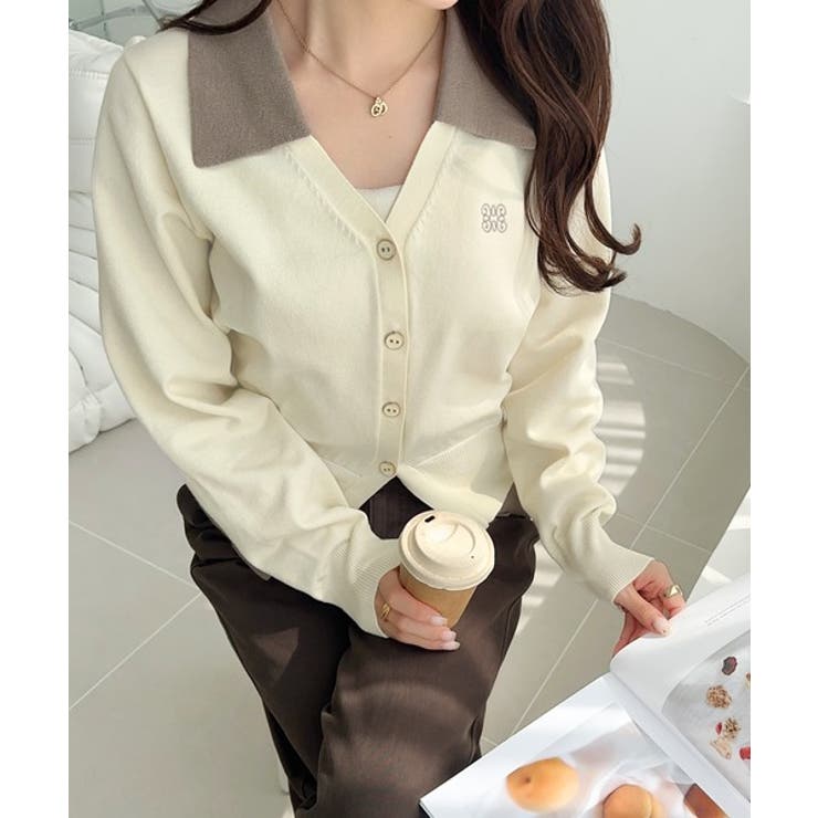 【mily bilet】着るだけ完成、コーデ迷子にさよなら♪胸刺繍ダブルカラーレ… | Classical Elf  | 詳細画像5 