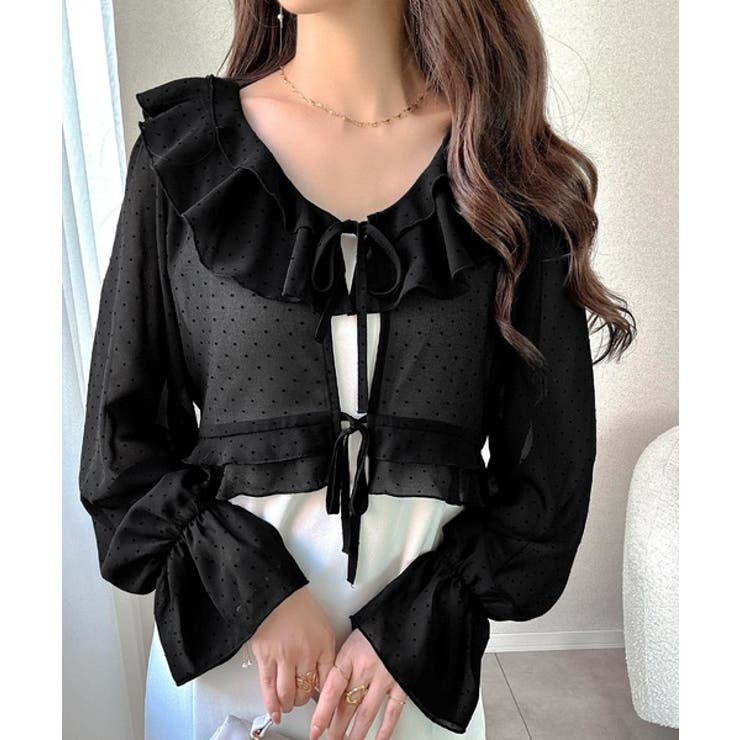 【mily bilet】透け感シフォンが軽やかに映える◎ドットシャイニーシアーリ… | Classical Elf  | 詳細画像8 