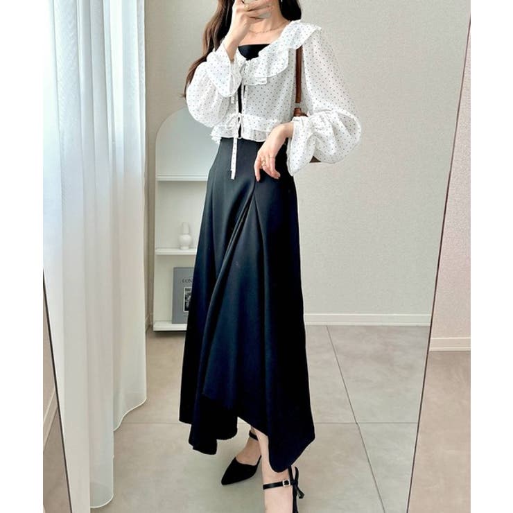 【mily bilet】透け感シフォンが軽やかに映える◎ドットシャイニーシアーリ… | Classical Elf  | 詳細画像11 