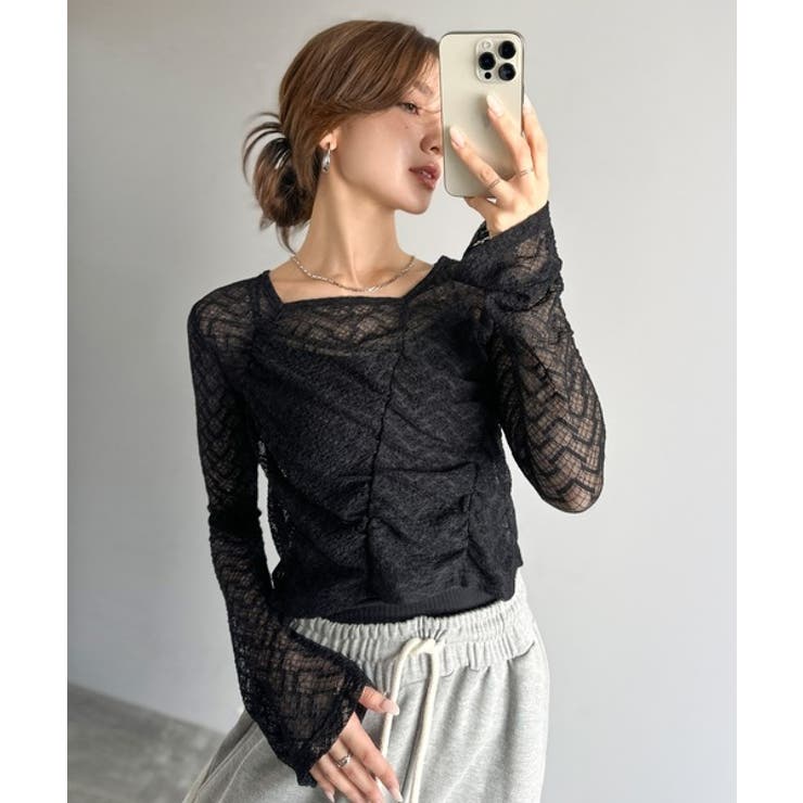 【mily bilet】トレンドの愛されアイテム。アシメシアーレースギャザープル… | Classical Elf  | 詳細画像11 