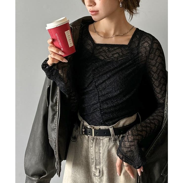 【mily bilet】トレンドの愛されアイテム。アシメシアーレースギャザープル… | Classical Elf  | 詳細画像14 