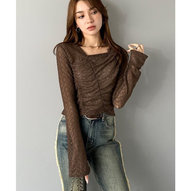 【mily bilet】トレンドの愛されアイテム。アシメシアーレースギャザープル… | Classical Elf  | 詳細画像17 