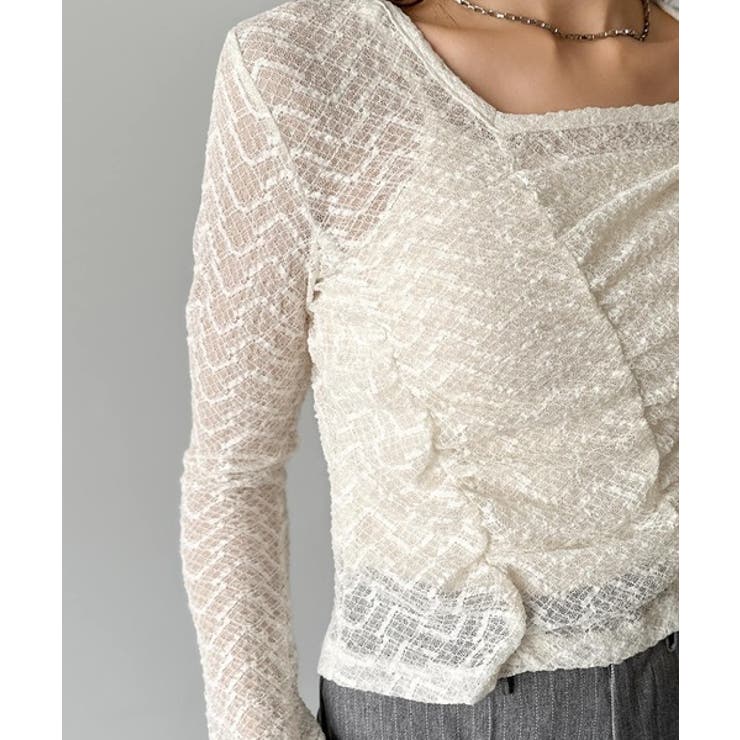 【mily bilet】トレンドの愛されアイテム。アシメシアーレースギャザープル… | Classical Elf  | 詳細画像23 