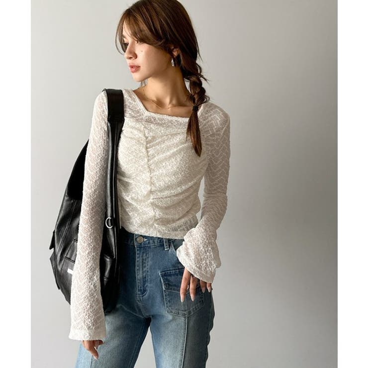 【mily bilet】トレンドの愛されアイテム。アシメシアーレースギャザープル… | Classical Elf  | 詳細画像4 