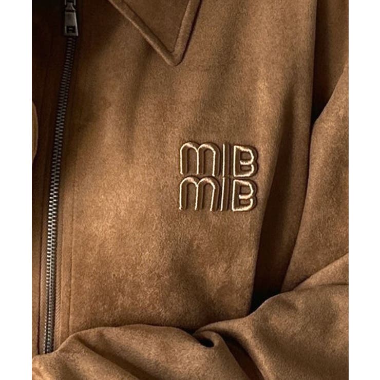 柔らかタッチで上品見え◎立体刺繍デザインスエードポンチ素材ダブルジップアウター | Classical Elf  | 詳細画像18 