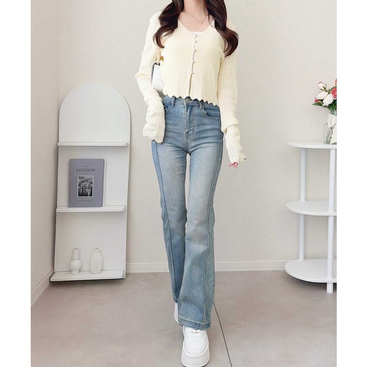 【mily bilet】透け感と上品なきらめきで魅せる♪ 透かし編みシルバーボタ… | Classical Elf  | 詳細画像4 