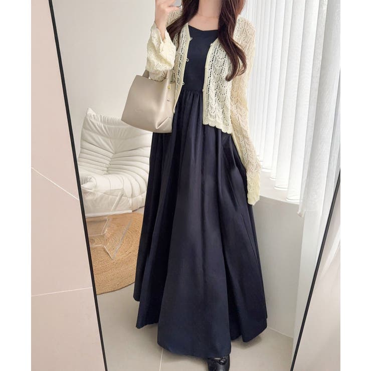 【mily bilet】“涼しげ×あざと可愛い”の最強タッグ♪透かし編みシェル釦… | Classical Elf  | 詳細画像7 