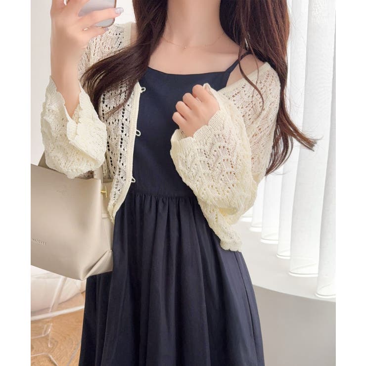 【mily bilet】“涼しげ×あざと可愛い”の最強タッグ♪透かし編みシェル釦… | Classical Elf  | 詳細画像9 