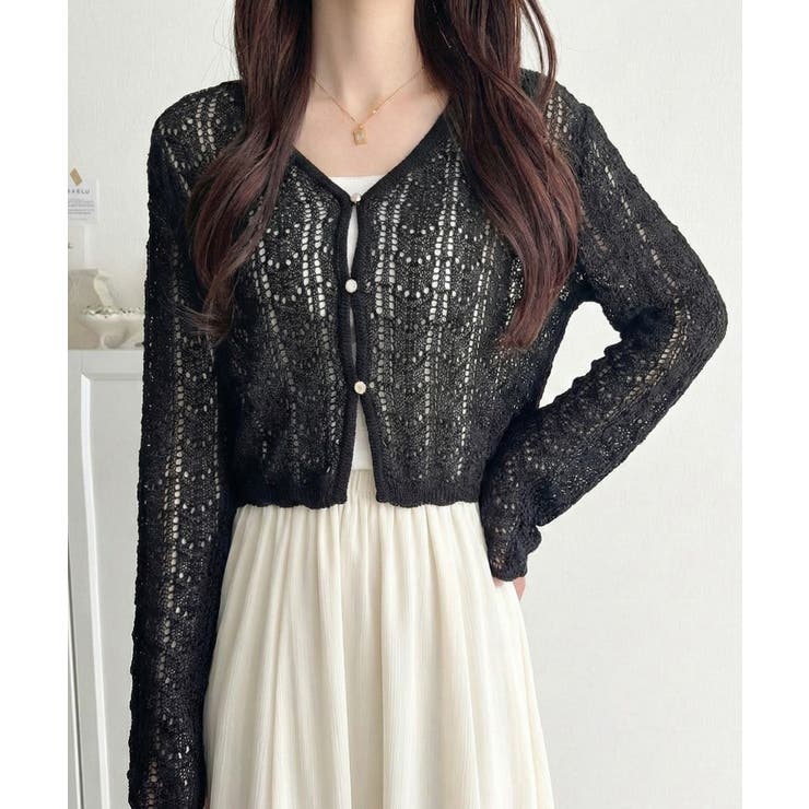 【mily bilet】“涼しげ×あざと可愛い”の最強タッグ♪透かし編みシェル釦… | Classical Elf  | 詳細画像18 