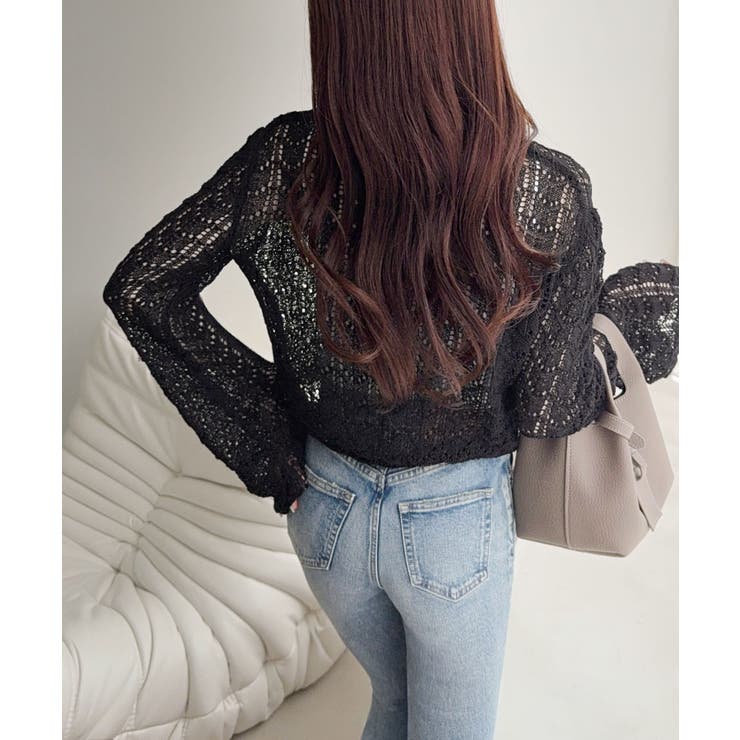 【mily bilet】“涼しげ×あざと可愛い”の最強タッグ♪透かし編みシェル釦… | Classical Elf  | 詳細画像21 