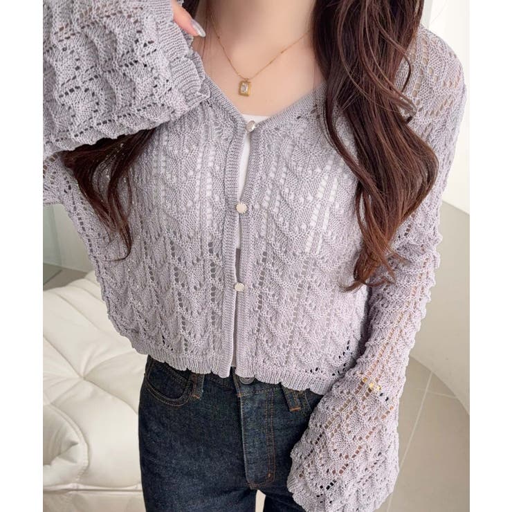 【mily bilet】“涼しげ×あざと可愛い”の最強タッグ♪透かし編みシェル釦… | Classical Elf  | 詳細画像23 