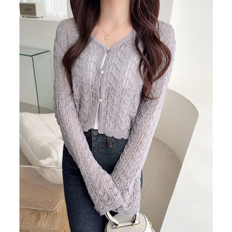 【mily bilet】“涼しげ×あざと可愛い”の最強タッグ♪透かし編みシェル釦… | Classical Elf  | 詳細画像25 