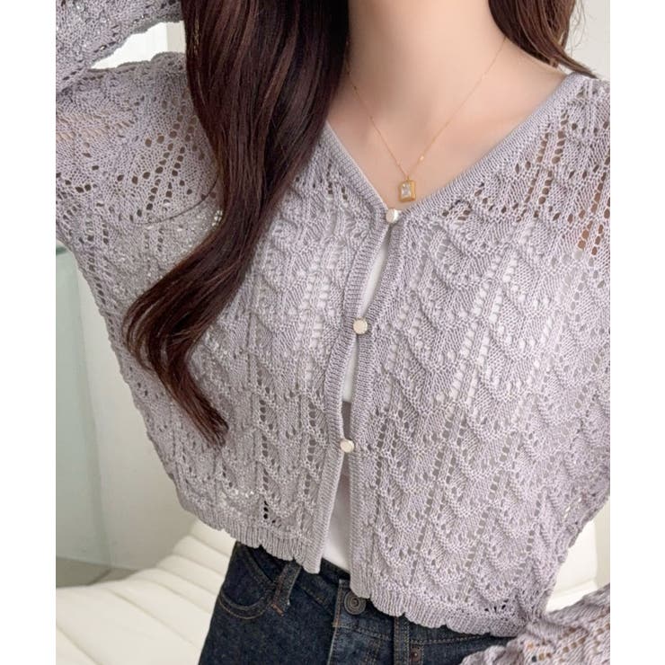 【mily bilet】“涼しげ×あざと可愛い”の最強タッグ♪透かし編みシェル釦… | Classical Elf  | 詳細画像29 