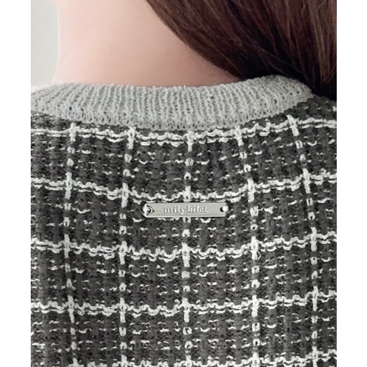 【mily bilet】甘さに恋して、気品きらり♪ツイードニットパールボタンカー… | Classical Elf  | 詳細画像39 