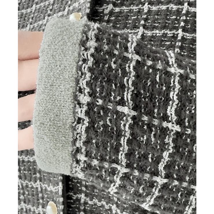 【mily bilet】甘さに恋して、気品きらり♪ツイードニットパールボタンカー… | Classical Elf  | 詳細画像41 