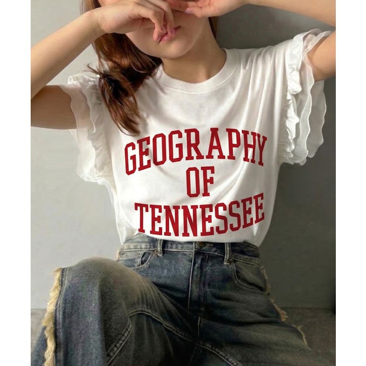 オフホワイト | 【mily bilet】【キッズ】 親子リンクコーデ可能◎ダブルフリル袖カレッジ… | Classical Elf kids