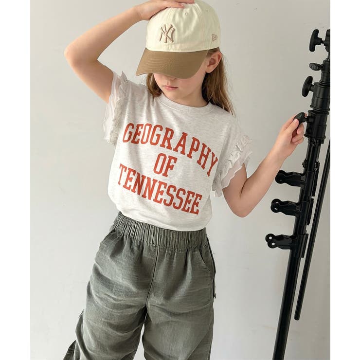 【mily bilet】【キッズ】 親子リンクコーデ可能◎ダブルフリル袖カレッジ… | Classical Elf kids | 詳細画像8 