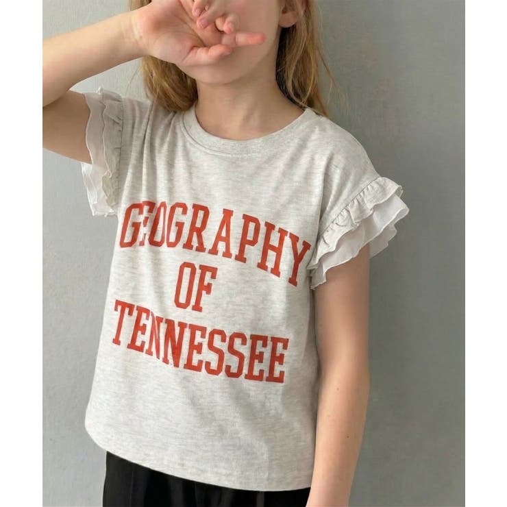 【mily bilet】【キッズ】 親子リンクコーデ可能◎ダブルフリル袖カレッジ… | Classical Elf kids | 詳細画像10 