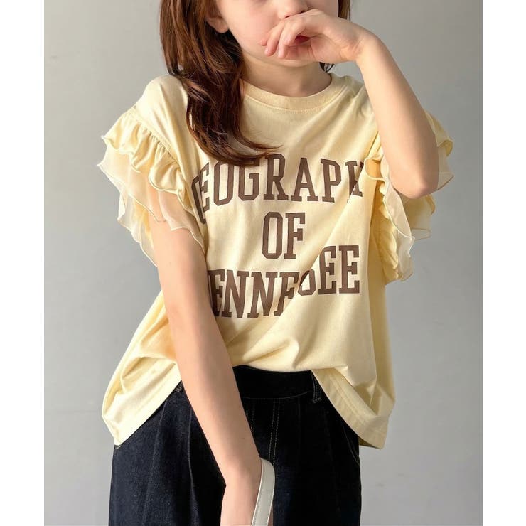 【mily bilet】【キッズ】 親子リンクコーデ可能◎ダブルフリル袖カレッジ… | Classical Elf kids | 詳細画像15 