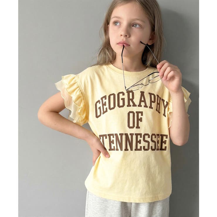 【mily bilet】【キッズ】 親子リンクコーデ可能◎ダブルフリル袖カレッジ… | Classical Elf kids | 詳細画像17 