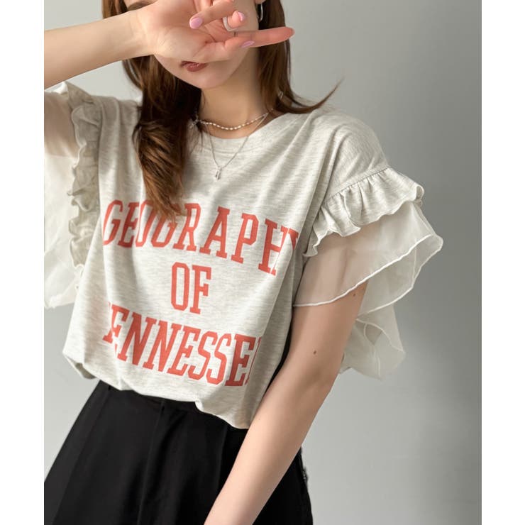 【mily bilet】【キッズ】 親子リンクコーデ可能◎ダブルフリル袖カレッジ… | Classical Elf kids | 詳細画像20 