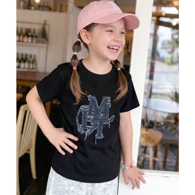 【キッズ】親子リンクコーデ可能♪毎日着せたい 綿100％デニムワッペンフリンジ使… | Classical Elf kids | 詳細画像14 