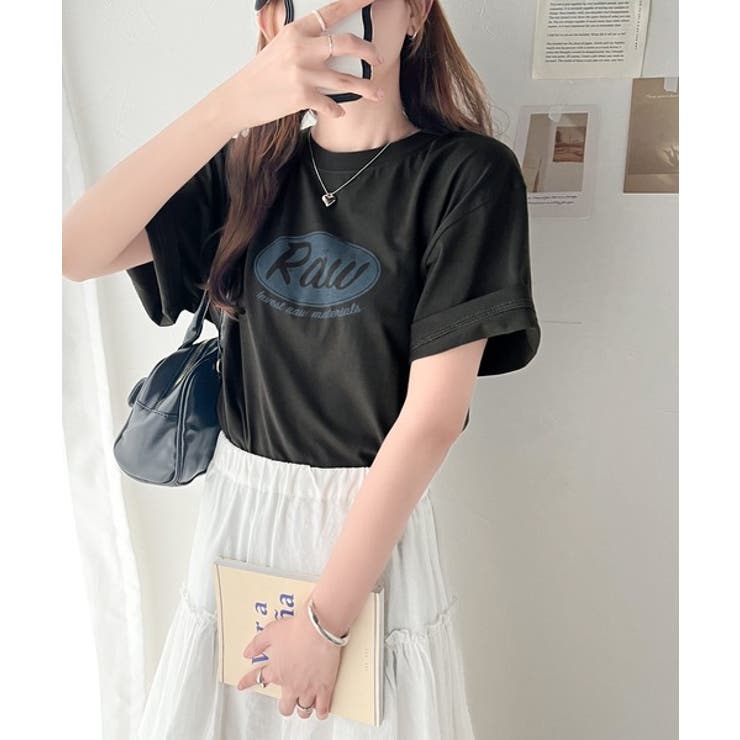 レトロムードが際立つ。綿100%オーバルロゴTシャツ | Classical Elf  | 詳細画像8 