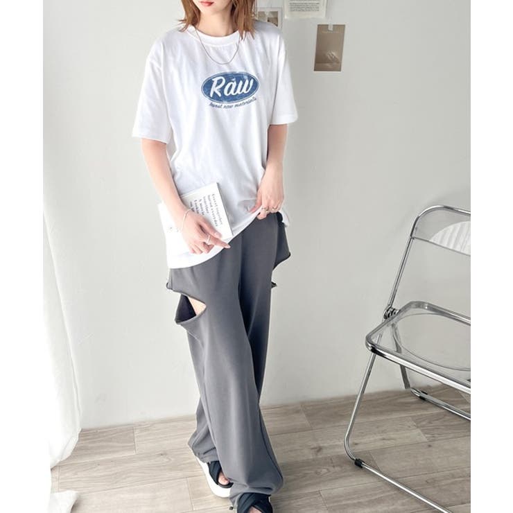レトロムードが際立つ。綿100%オーバルロゴTシャツ | Classical Elf  | 詳細画像3 