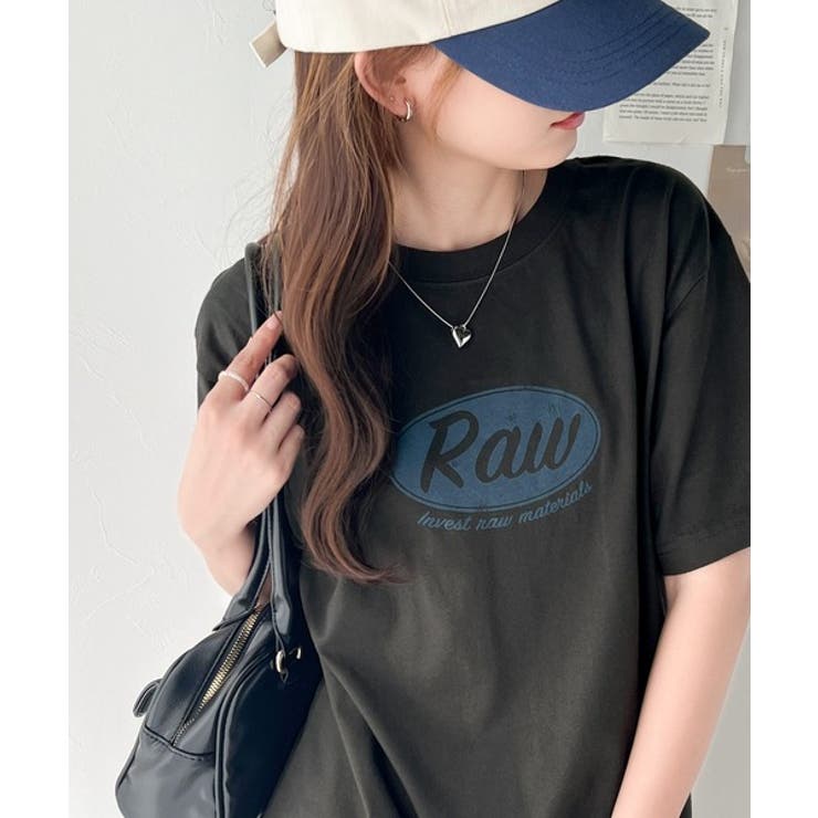レトロムードが際立つ。綿100%オーバルロゴTシャツ | Classical Elf  | 詳細画像4 