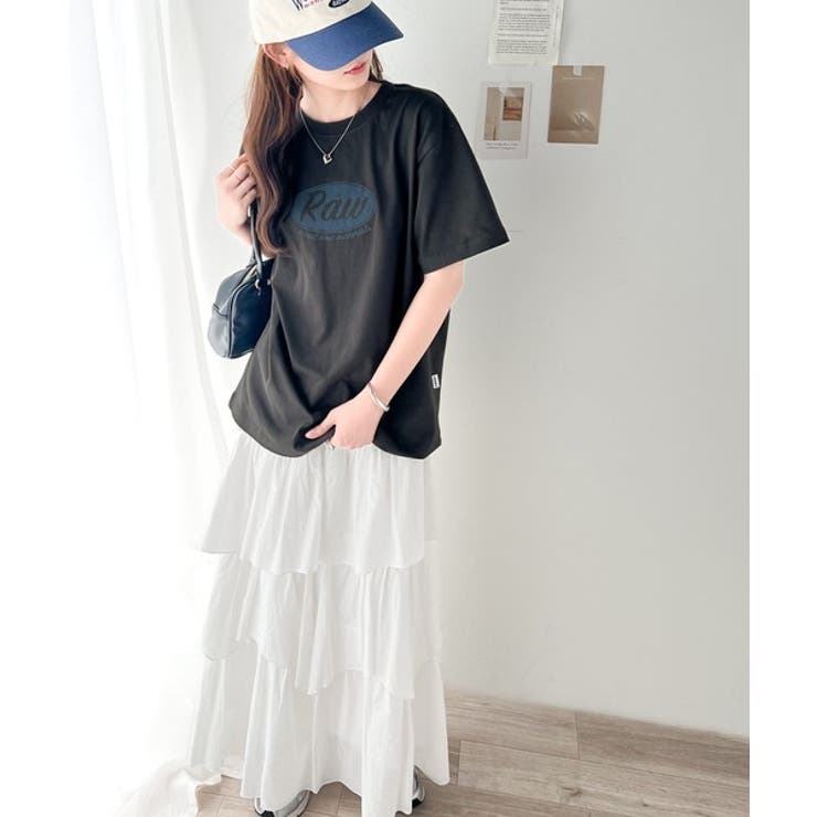 レトロムードが際立つ。綿100%オーバルロゴTシャツ | Classical Elf  | 詳細画像6 