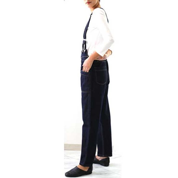 サスペンダー付き デニムパンツ[品番：WZ000003187]｜Classical