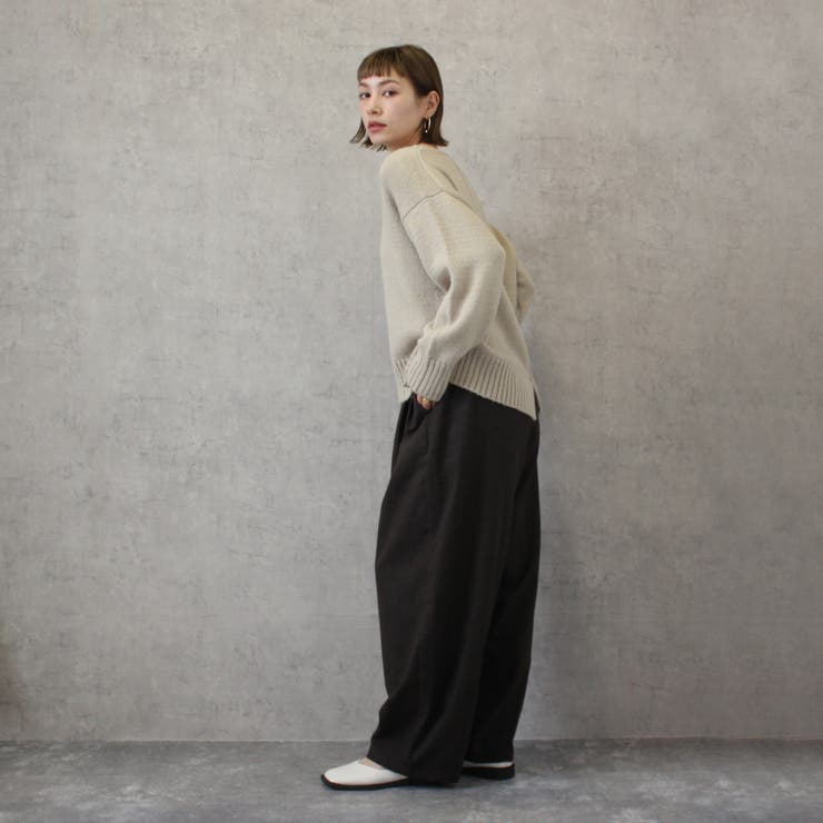 ライトメルトン サーカスパンツ メルトン パンツ チェック ボトムス  | SELECT LEVERY  | 詳細画像13 