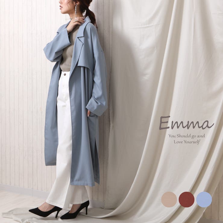 とろみトレンチ トレンチコート 春 品番 Stsw Select Levery セレクトリベリー のレディース ファッション通販 Shoplist ショップリスト