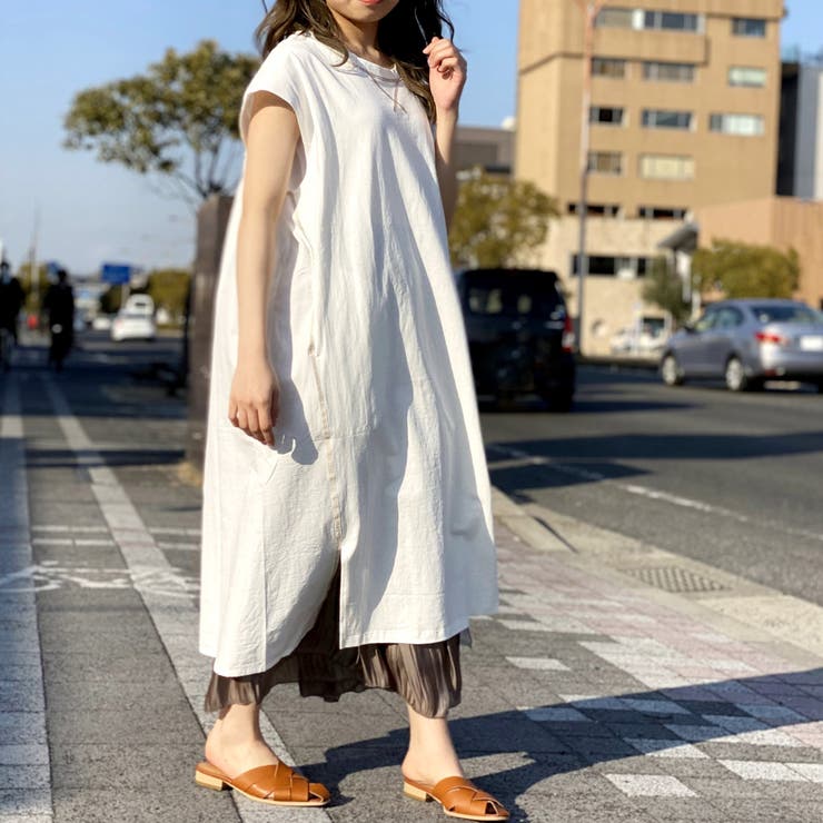 天竺 異素材 ロングワンピース 品番 Stsw Select Levery セレクトリベリー のレディースファッション 通販 Shoplist ショップリスト
