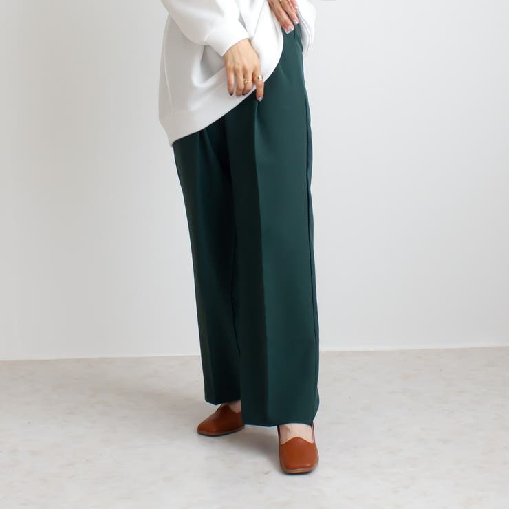 kolor 2タックスラックスパンツ BONLECILL スラックス パンツ 2タック センタープレス カラー