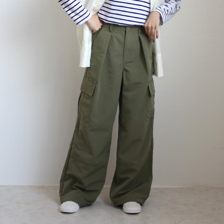 裾リボン カーゴパンツ パンツ ボトムス ワイドパンツ オールシーズン | SELECT LEVERY  | 詳細画像37 