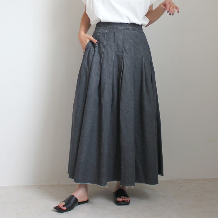 デニム タック フレア[品番：STSW0000936]｜SELECT LEVERY  （セレクトリベリー）のレディースファッション通販｜SHOPLIST（ショップリスト）