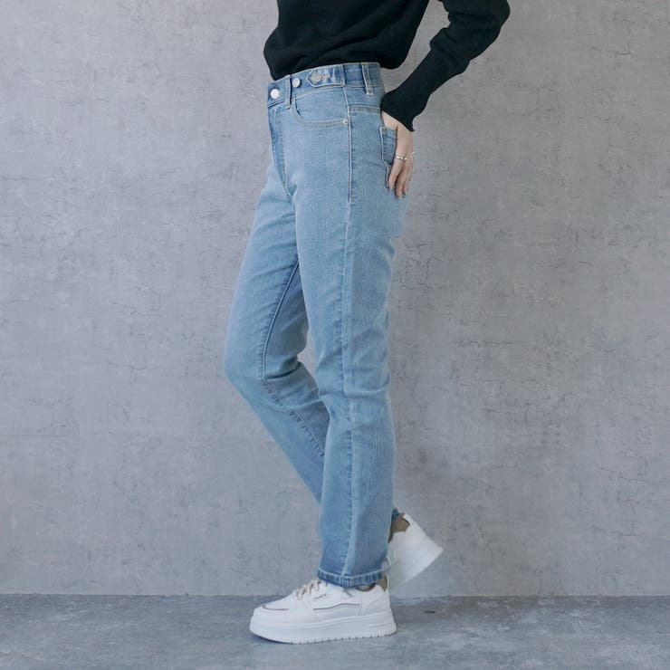 リサイクルデニムわがままフィットスキニーパンツ ボトムス オールシーズン | SELECT LEVERY  | 詳細画像5 