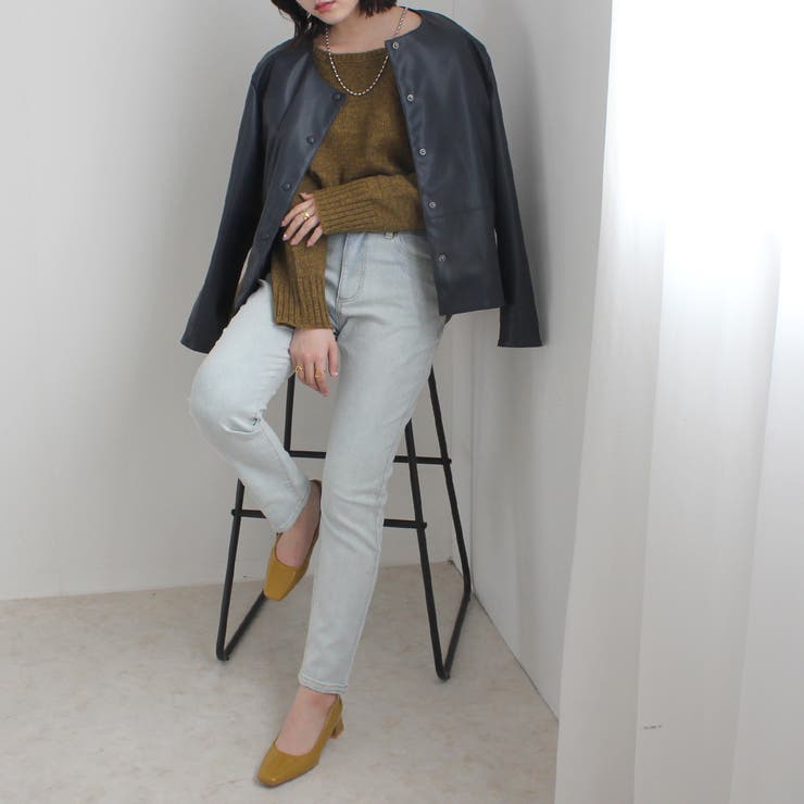 ライトブルー | リサイクルデニムわがままフィットスキニーパンツ ボトムス オールシーズン | SELECT LEVERY 