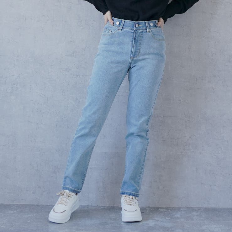 リサイクルデニムわがままフィットスキニーパンツ ボトムス オールシーズン | SELECT LEVERY  | 詳細画像4 