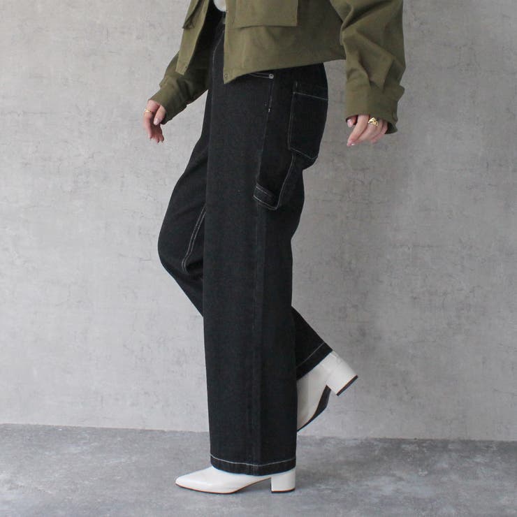 カラーステッチペインターデニムパンツ ボトムス オールシーズン 春夏 秋冬 | SELECT LEVERY  | 詳細画像10 