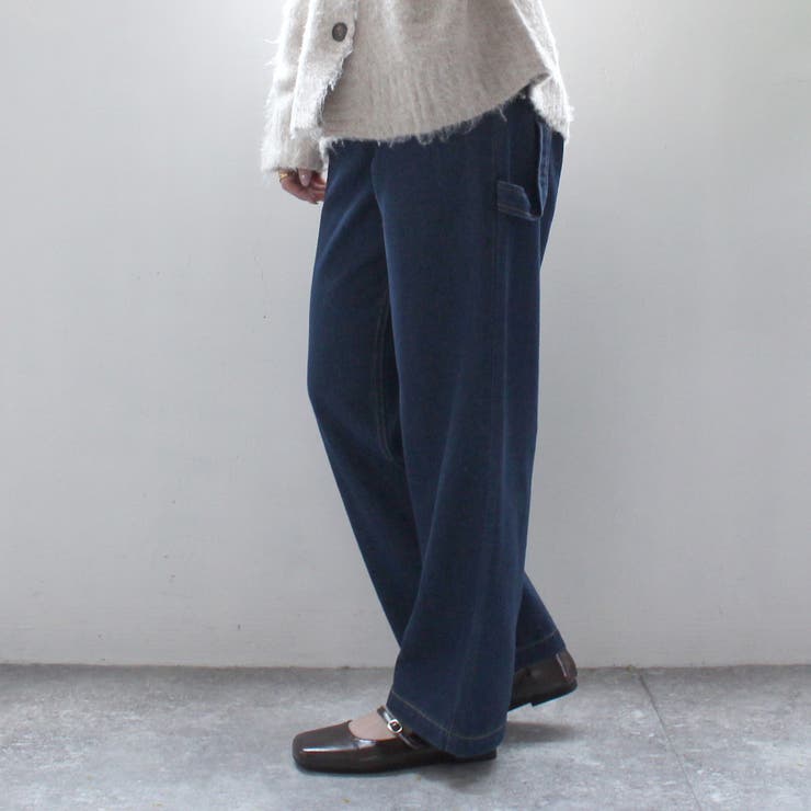 セール】(CREOLME)デニムペインターパンツ（その他パンツ