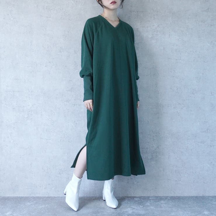 裏シャギー アルガンオイル加工 ワンピース[品番：STSW0001267]｜SELECT LEVERY  （セレクトリベリー）のレディースファッション通販｜SHOPLIST（ショップリスト）