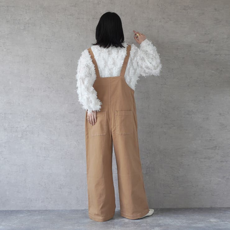 配色ステッチベイカーサロペット パンツ ロングシーズン 春夏 秋冬  | SELECT LEVERY  | 詳細画像10 