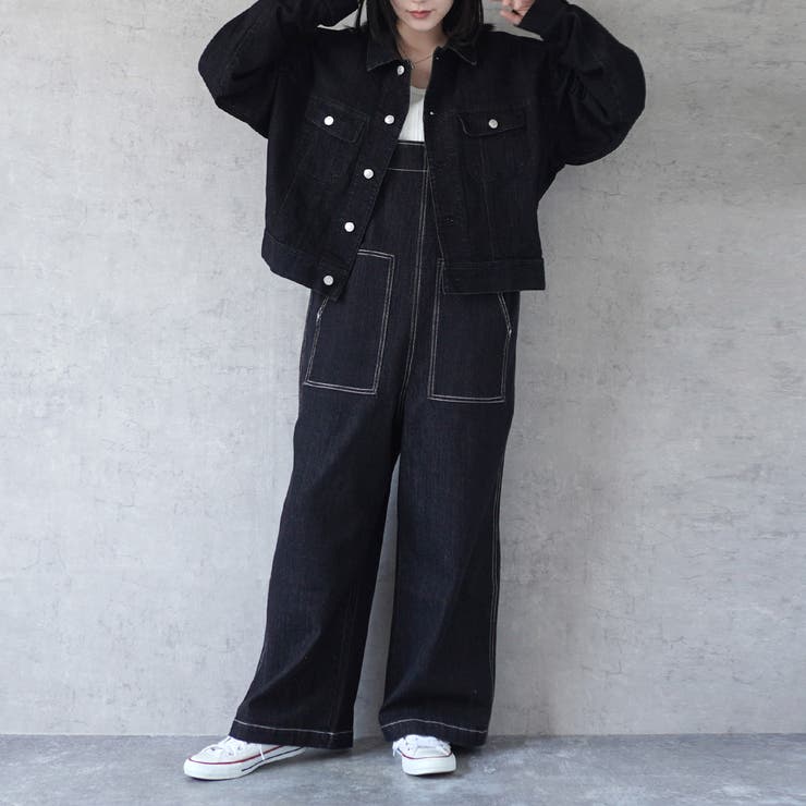 配色ステッチベイカーサロペット パンツ ロングシーズン 春夏 秋冬  | SELECT LEVERY  | 詳細画像25 