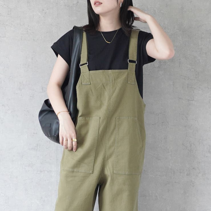 配色ステッチベイカーサロペット パンツ ロングシーズン 春夏 秋冬  | SELECT LEVERY  | 詳細画像16 