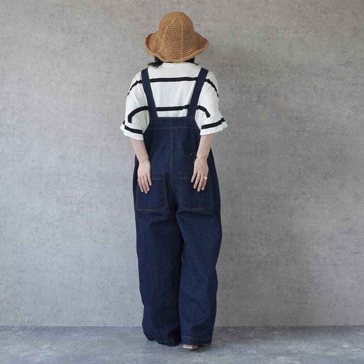 配色ステッチベイカーサロペット パンツ ロングシーズン 春夏 秋冬  | SELECT LEVERY  | 詳細画像19 