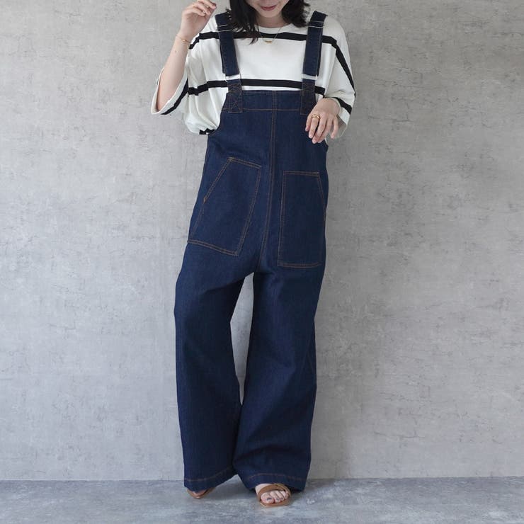 配色ステッチベイカーサロペット パンツ ロングシーズン 春夏 秋冬  | SELECT LEVERY  | 詳細画像17 