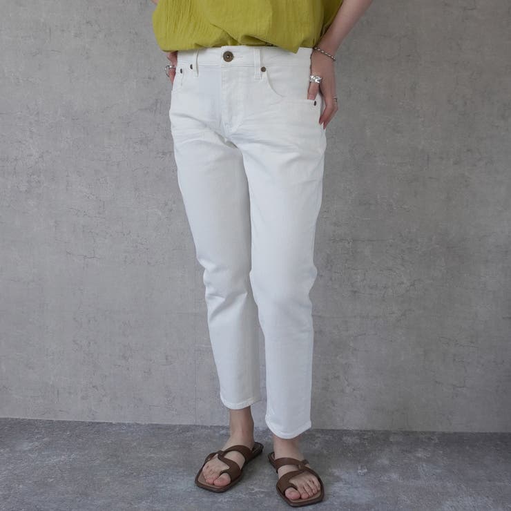 ホワイト | パンツ ボーイフレンド デニム | SELECT LEVERY 